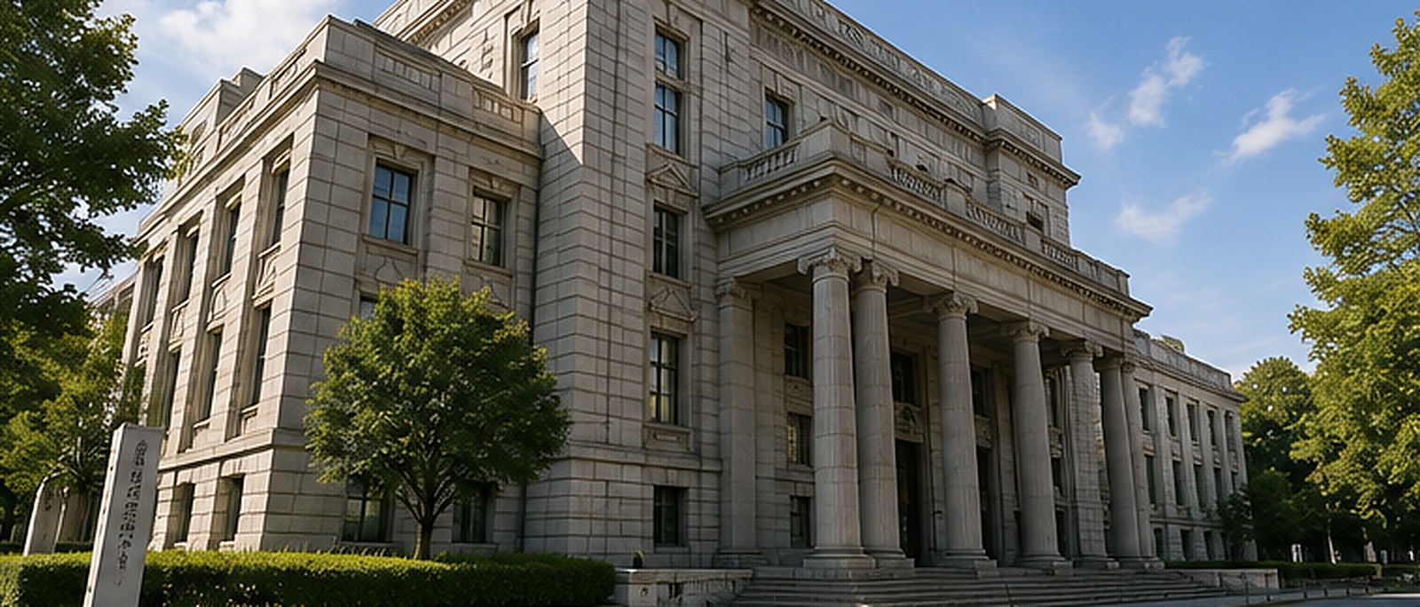 裁判所の庁舎の外観